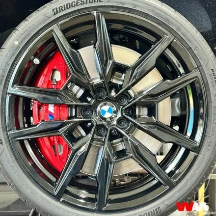 [부산휠도색][휠마스터] BMW M8 휠 캘리퍼 도색 / 부산 해운대 송정동