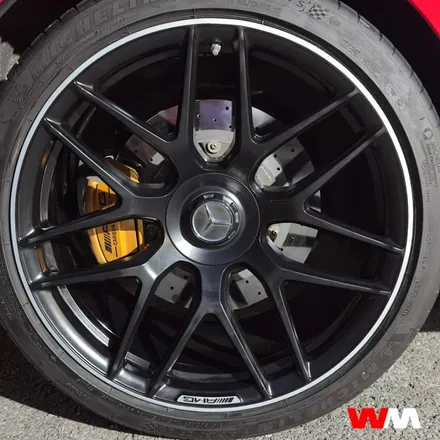 [부산휠복원][부산휠도색] 벤츠 AMG GT63s 투톤반무광 휠작업 / 부산 해운대 송정동