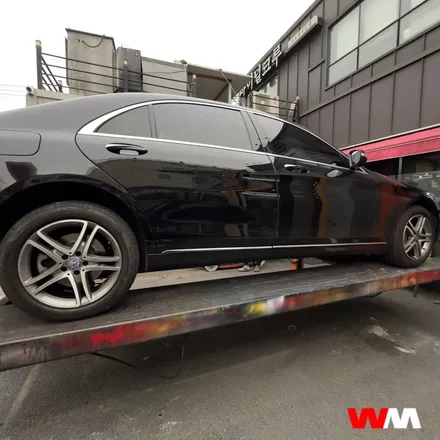 [부산휠복원][부산휠수리] 벤츠 S500 휠복원 / 부산 해운대 송정동