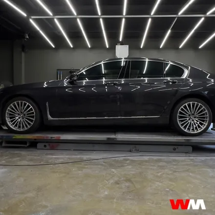 [부산휠수리][휠마스터] BMW 730d 다이아몬드컷팅 휠복원 / 부산 해운대 송정동