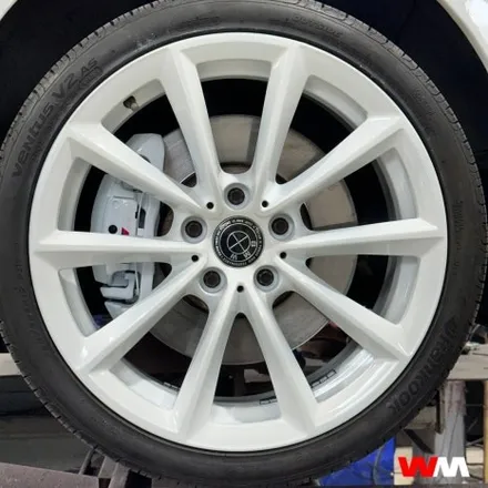 [부산휠도색][휠마스터] BMW Z4 휠, 캘리퍼 화이트 도색 / 부산 해운대 송정동