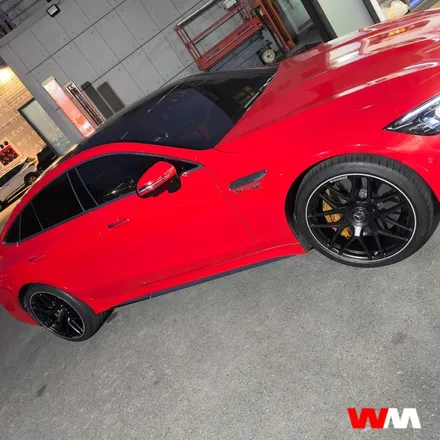 [부산휠복원][부산휠도색] 벤츠 AMG GT63s 투톤반무광 휠작업 / 부산 해운대 송정동