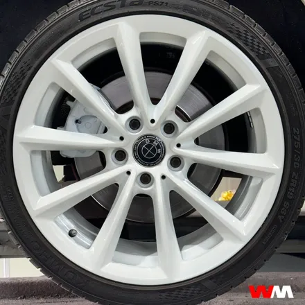 [부산휠도색][휠마스터] BMW Z4 휠, 캘리퍼 화이트 도색 / 부산 해운대 송정동