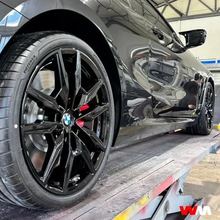 [부산휠도색][휠마스터] BMW M8 휠 캘리퍼 도색 / 부산 해운대 송정동