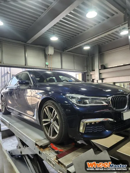 [부산휠복원][부산휠수리] BMW 7시리즈 컷팅휠 4개 휠복원 / 부산 해운대 송정동