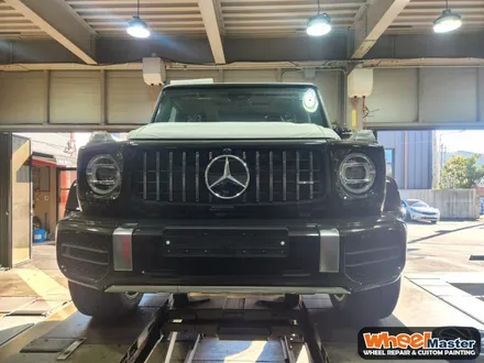 [부산휠도색][휠마스터] 벤츠 G63 AMG 블랙무광 벤츠휠도색 / 부산 해운대 송정동