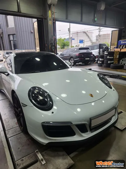 [부산휠복원][부산휠도색] 포르쉐 카레라 911 휠복원 및 도색 작업 / 부산 해운대 송정동