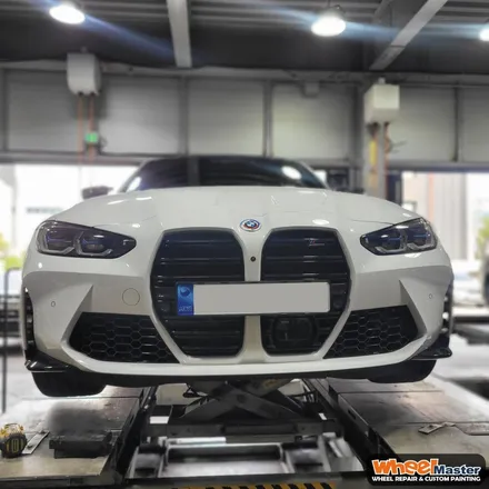 [부산휠도색][휠마스터] BMW M3 투톤 휠도색 / 부산 해운대 송정동