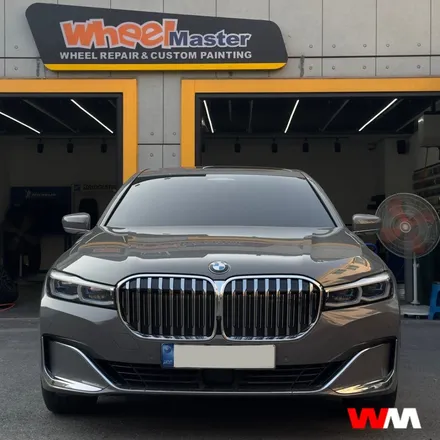 [부산휠복원][휠마스터] BMW 740i 다이아몬드컷팅 휠복원 / 부산 해운대 송정동
