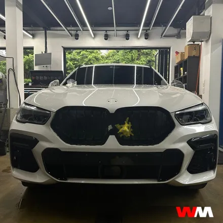 [부산휠도색][휠마스터] BMW X6 블랙유광 휠도색 / 부산 해운대 송정동