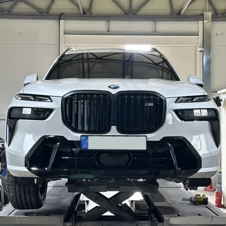 [부산휠도색][휠마스터] BMW X7 블랙유광 휠도색 / 부산 해운대 송정동