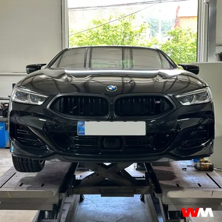 [부산휠도색][휠마스터] BMW M8 휠 캘리퍼 도색 / 부산 해운대 송정동