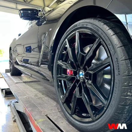 [부산휠도색][휠마스터] BMW M8 휠 캘리퍼 도색 / 부산 해운대 송정동