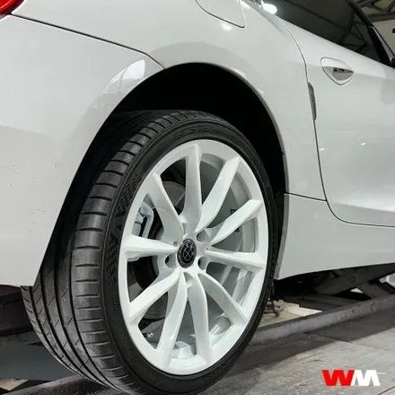 [부산휠도색][휠마스터] BMW Z4 휠, 캘리퍼 화이트 도색 / 부산 해운대 송정동