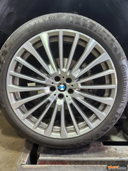 [부산휠복원][부산휠수리] BMW 휠도색 X7 컷팅휠 복원 / 부산 해운대 송정동