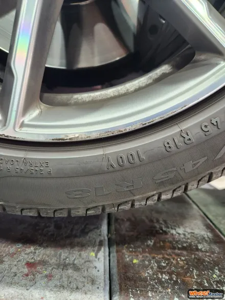 [부산휠복원][부산휠수리] BMW 5시리즈 컷팅휠 복원 작업 / 부산 해운대 송정동