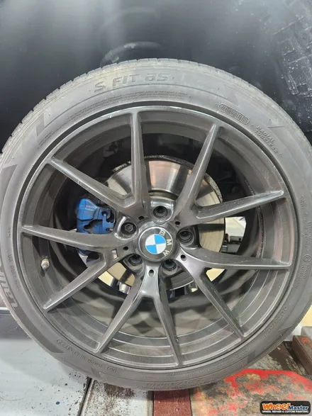 [부산휠복원][부산휠도색] BMW 3시리즈 휠 도색 및 복원 / 부산 해운대 송정동