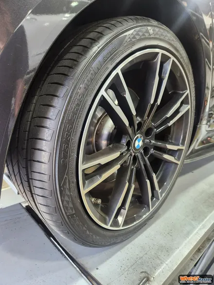 [휠마스터][부산휠도색] BMW 5 시리즈 블랙유광 휠도색 / 부산 해운대 송정동
