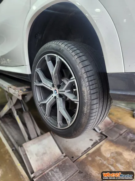 [부산휠도색][휠마스터]BMW X6 블랙유광 휠도색 / 부산 해운대 송정동