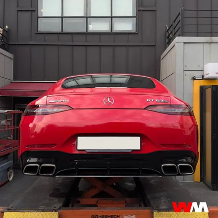 [부산휠복원][부산휠도색] 벤츠 AMG GT63s 투톤반무광 휠작업 / 부산 해운대 송정동
