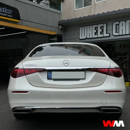 [부산휠복원][부산휠수리] 벤츠 S350d 다이아몬드컷팅 작업 / 부산 해운대 송정동