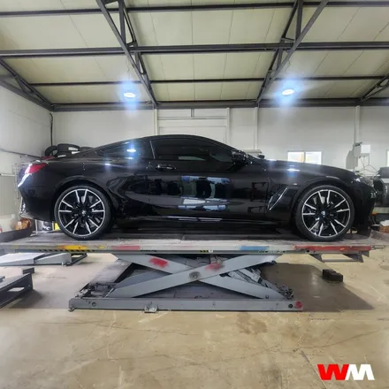 [부산휠도색][휠마스터] BMW M8 휠 캘리퍼 도색 / 부산 해운대 송정동
