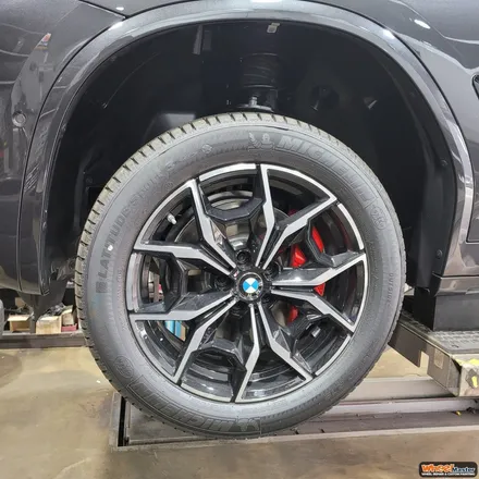 [부산휠도색][휠마스터] 신차 BMW X3 휠도색 블랙 유광 도색 / 부산 해운대 송정동