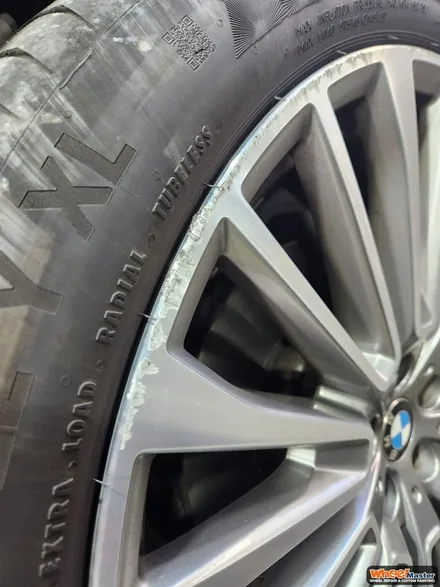 [부산휠복원][부산휠수리] BMW 휠도색 X7 컷팅휠 복원 / 부산 해운대 송정동