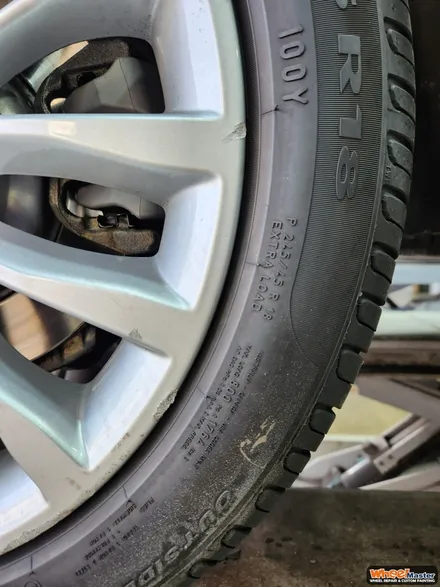 [부산휠복원][부산휠수리] BMW 5시리즈 휠 기스 복원 작업 / 부산 해운대 송정동