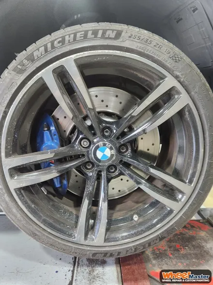[부산휠복원][부산휠도색] BMW M4 컷팅휠 복원 도색 작업 / 부산 해운대 송정동