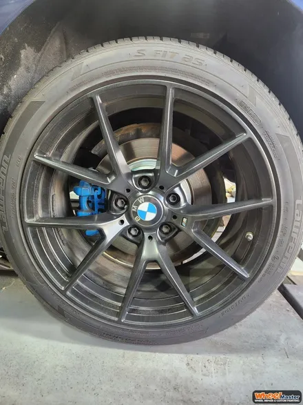 [부산휠복원][부산휠도색] BMW 3시리즈 휠 도색 및 복원 / 부산 해운대 송정동