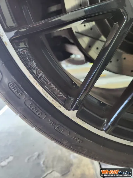[부산휠복원][부산휠도색] AMG GT 2도어 투톤블랙 복원 및 도색 / 부산 해운대 송정동