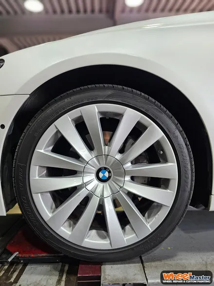 [부산휠복원][부산휠도색] BMW 740d 휠복원 및 휠도색 작업 / 부산 해운대 송정동