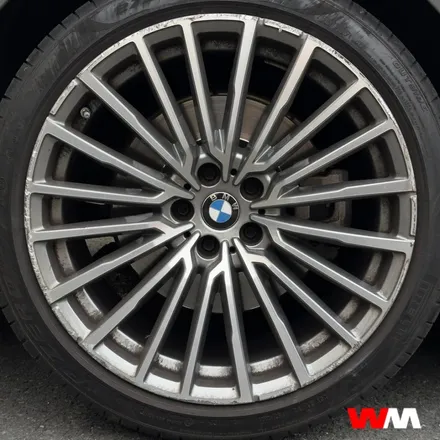 [부산휠복원][휠마스터] BMW 740i 다이아몬드컷팅 휠복원 / 부산 해운대 송정동