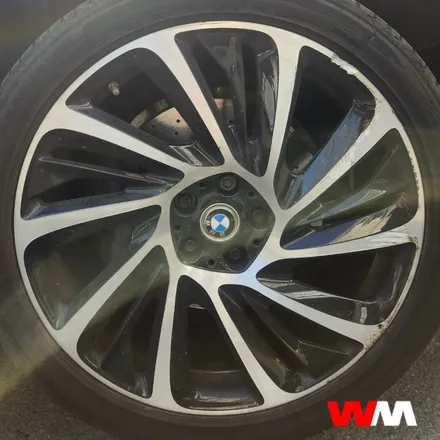 [부산휠복원][부산휠수리] BMW i8 다이아몬드컷팅 휠복원 / 부산 해운대 송정동