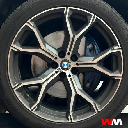 [부산휠도색][휠마스터] BMW X6 블랙유광 휠도색 / 부산 해운대 송정동