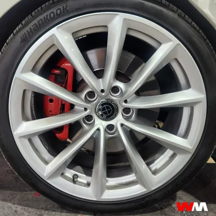 [부산휠도색][휠마스터] BMW Z4 휠, 캘리퍼 화이트 도색 / 부산 해운대 송정동