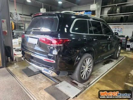 [부산휠교체][휠마스터] 벤츠 GLS600 마이바흐 22인치 전용 휠 장착 / 부산 해운대 송정동