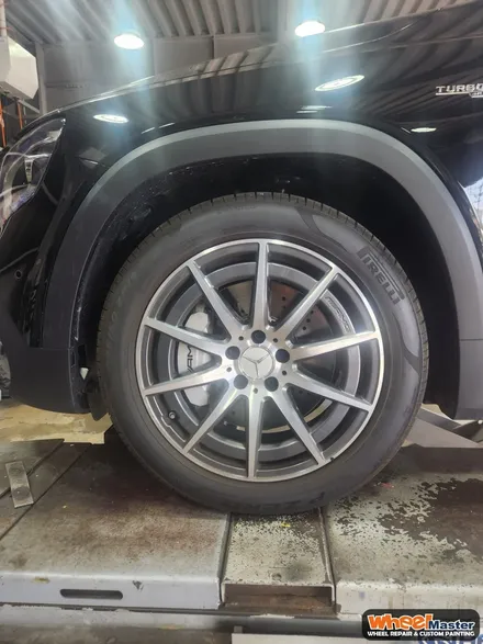 [부산휠도색][휠마스터] 벤츠 GLB 35 AMG 휠, 캘리퍼 도색 / 부산 해운대 송정동