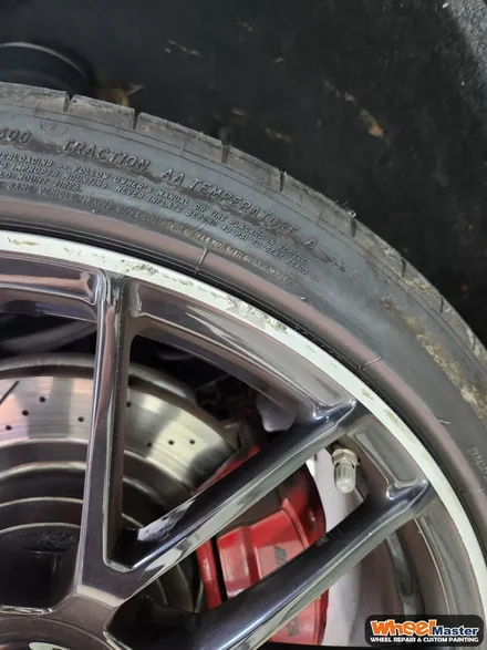 [부산휠복원][부산휠도색] AMG GT 2도어 투톤블랙 복원 및 도색 / 부산 해운대 송정동