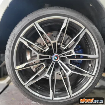 [부산휠도색][휠마스터] BMW M3 투톤 휠도색 / 부산 해운대 송정동