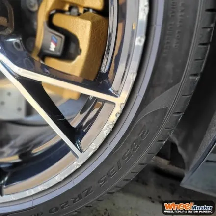 [부산휠복원][부산휠수리] BMW M5 다이아몬드 컷팅휠복원 / 부산 해운대 송정동