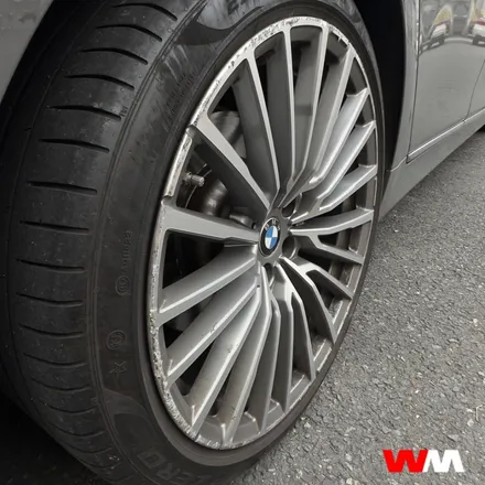 [부산휠복원][휠마스터] BMW 740i 다이아몬드컷팅 휠복원 / 부산 해운대 송정동