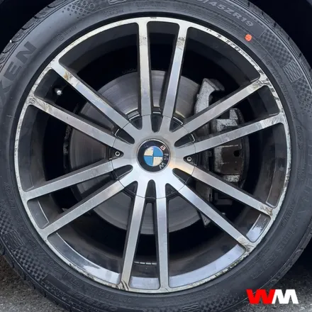 [부산휠복원][부산휠도색] BMW 740 Li 블랙폴리싱 작 / 부산 해운대 송정동