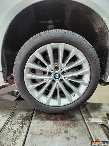 [부산휠복원][부산휠수리] BMW 5시리즈 휠 기스 복원 작업 / 부산 해운대 송정동