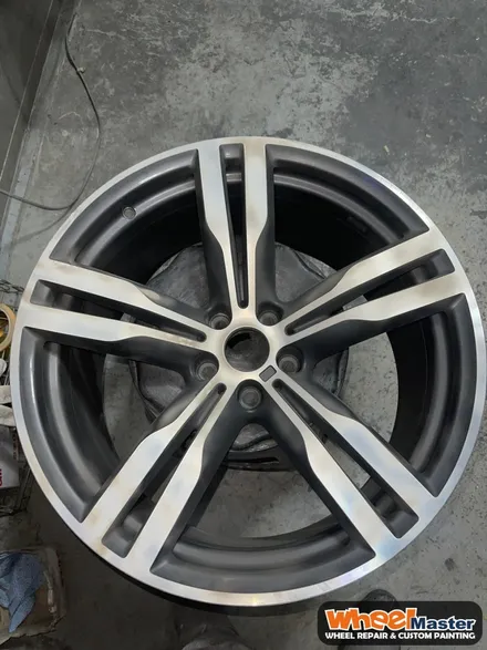 [부산휠도색][휠마스터] BMW GT6 컷팅 휠 도색 / 부산 해운대 송정동