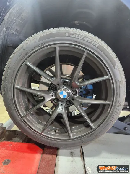 [부산휠복원][부산휠도색] BMW 3시리즈 휠 도색 및 복원 / 부산 해운대 송정동