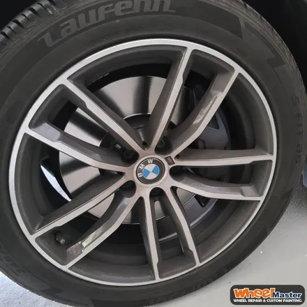 [부산휠복원][부산휠수리] BMW 520i 다이아몬드 컷팅휠 복원 / 부산 해운대 송정동
