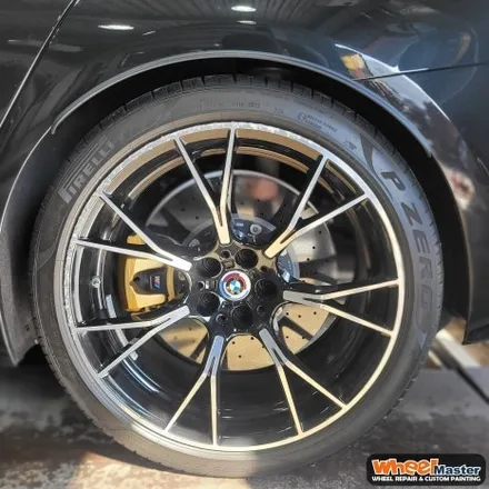 [부산휠복원][부산휠수리] BMW M5 다이아몬드 컷팅휠복원 / 부산 해운대 송정동