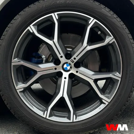 [부산휠도색][휠마스터] BMW X5 블랙유광 휠도색 / 부산 해운대 송정동